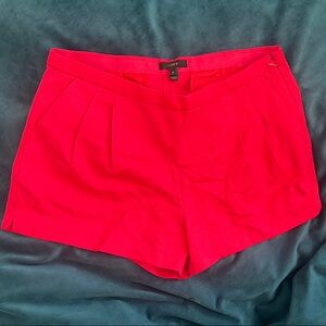 J. Crew Red Skorts Lightweight Performance Fabric